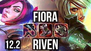 FIORA vs RIVEN (TOP) | 3.1M mastery, 10/1/5, Legendary, 400+ games | EUW Master | 12.2