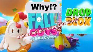 PEOPLE WANT TO BAN FALL GUYS ROBLOX COPY