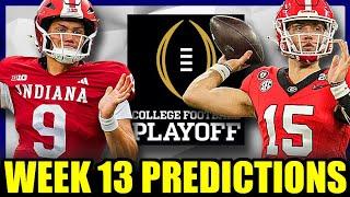 Week 13 College Football Playoff Predictions