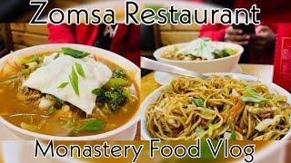 Monastery Food Vlog Zomsa Restaurant and Shopping vlog Delhi