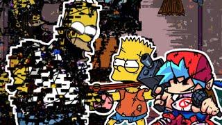 FNF PIBBY THE SIMPSONS DOH! (HOMER VS BF AND BART)  @WeedNosee