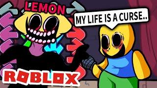 I Pretended To Be LEMON DEMON In Roblox Friday Night Funkin