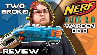 WARNING: WORST NERF BLASTER YET!? NERF N-Strike Elite 2.0 Warden DB-8 ANGRY REVIEW