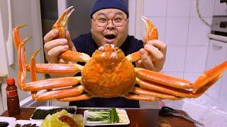 Korean Jumbo Size Snow crab & Shrimp Mukbang Eatingshow