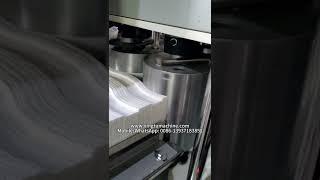 Single color printing and embossing napkin tissue paper folding machine