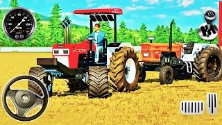 Indian Tructor Driving Simulator 2025-Real Farming Vechicles Tructor Driving 3D__Android Gameplay