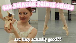 i bought $20 pointe shoes from AMAZON