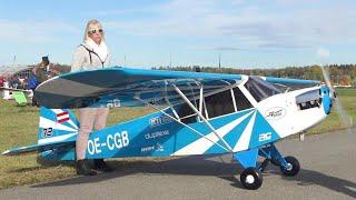 Gernot X-Treme Piper Clipped Wing giant L-4B gigantic Scale RC Model Airplane Aerobatic