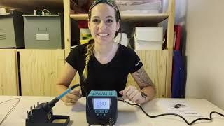 Bakon 90 Watt Digital Soldering Iron Station Unboxing & Review