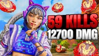 Conduit 59 Kills and 12,700 Damage Gameplay Wins - Apex Legends (No Commentary)