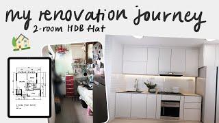 My Home Renovation Journey For My 2-Room HDB Flat