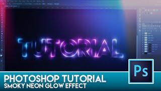 Photoshop Tutorial - Smoky Neon Glow Effect