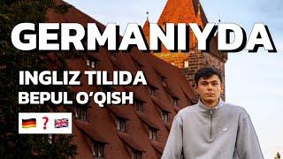 Germaniyada ingliz tilida bepul o‘qish