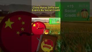 China Rates Everything By Social Credit #shorts #countryballs #animation