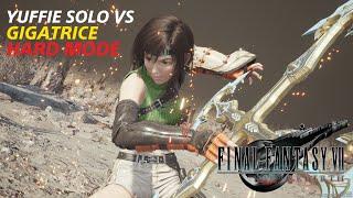 Yuffie Solo vs Gigatrice Hard Mode - Final Fantasy VII Rebirth