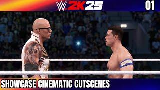 WWE 2K25 SHOWCASE PART 1: WRESTLEMANIA 40 | THE BLOODLINE DYNASTY | CINEMATIC CUTSCENES