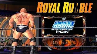 Royal Rumble Playing as Brock Lesnar 1st Entry Full Match Smackdown! Difficulty WWE Smackdown HCTP