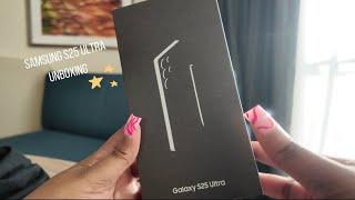 Samsung Galaxy S25 Ultra Titanium Black Unboxing | Quick