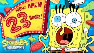 SpongeBob Makes Krabby Patties ALL Day!  | SpongeBob