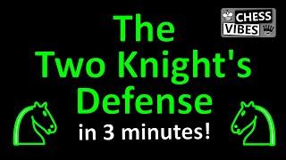 The Two Knight's Defense explained simply in 3 minutes!