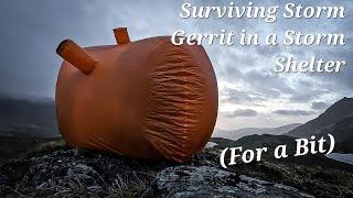 Testing the Rab Storm Shelter in a Storm || Hiking Cnicht Snowdonia UK.