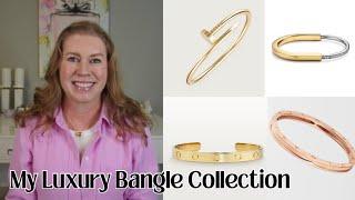 My Luxury Bangle Collection With Pros and Cons! Cartier, Tiffany, Bulgari!!