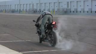 BMW S1000RR Drifting and Stunting By Chris "Teach" McNeil