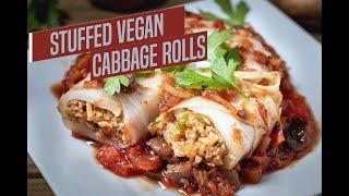 Stuffed Vegan Cabbage Rolls