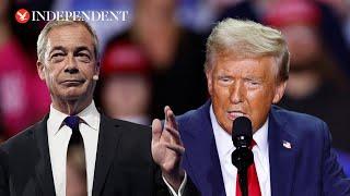 'Rebel' Nigel Farage gets special mention from Donald Trump