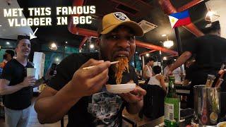 PHILIPPINES NIGHTLIFE VLOG | EATING FILIPINO FOOD & EXPLORING BGC AT NIGHT