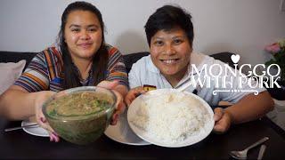 Monggo with Pork Mukbang | Filipino Food | Eating Show