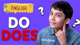 "DO/Does" with Alejandro  English class for kids