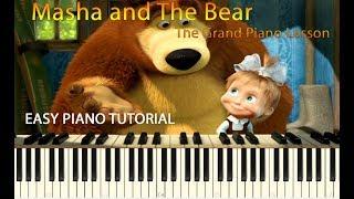 Masha and The Bear - The Grand Piano Lesson - Piano Tutorial