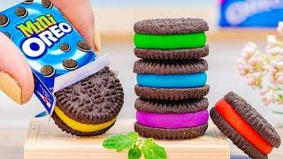 Amazing  OREO Cake  Wonderful Miniature Rainbow Oreo Chocolate Cake Decorating | Mini Cakes Recipe