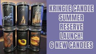 Kringle Candle Summer Reserve Launch! 6 New Candles!