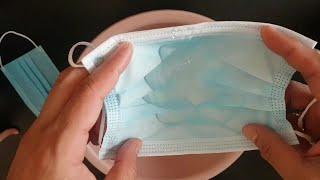 Are surgical masks safe for droplets? | Surgical mask water test. | Which side is fluid resistant?