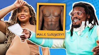 Can you take a MAN with PLASTIC SURGERY Serious? (Ft. Melanie King) | Funky Friday With Cam Newton