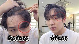 (ENG*) Semi-Permanent Method to Self-Correct Curved Bangs