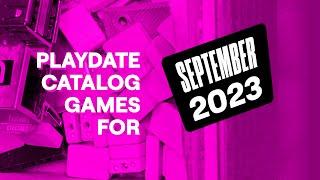 Playdate Catalog - Games for September 2023 - Doink!, Castle Tintagel, Pulpergeist, and more!