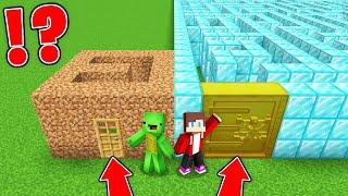 JJ And Mikey NOOB vs PRO BUILT THE BIGGEST MAZE in Minecraft Maizen