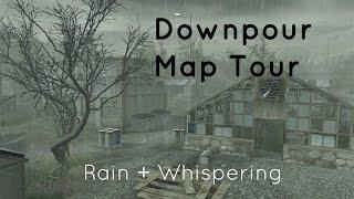 (ASMR) Downpour Map Tour | Rain + Whispering