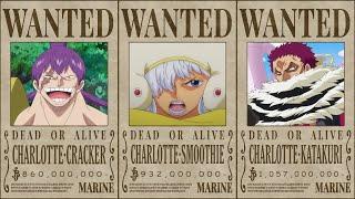 All Known Bounty of this Big Mom Pirates | One Piece