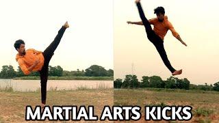 Martial Arts Basic Kicks For Beginners || flf martial arts academy