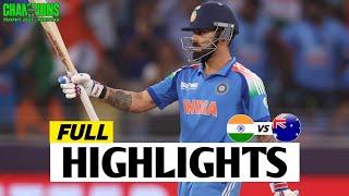 India vs Australia ICC Champions Trophy 2025 Match Highlights | IND Vs AUS Highlights