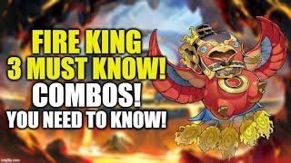 3 MUST KNOW FIRE KING COMBOS!!! HOW TO PLAY A FIRE KING DECK! YUGIOH!