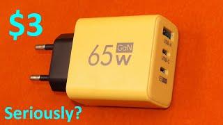 $3 aliexpress 65W charger