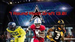 Dallas Cowboys 7 Round 2025 Mock Draft (3.0)