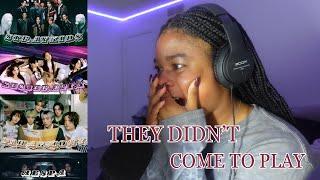 SHEESH!! THEY BROUGHT THE DRAMA!! | STRAYKIDS, AESPA, P1HARMONY, LESSERAFIM | KPOP MV REACTION