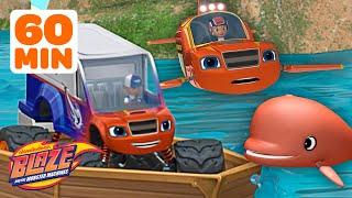 Blaze's Summer Adventures and Rescues! ️ | 60 Minutes | Blaze and the Monster Machines