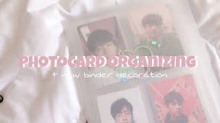 photocard organization + new binder decoration